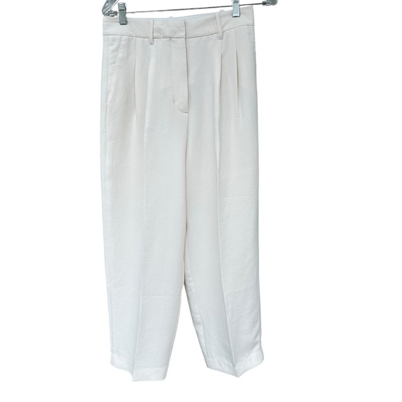Aritzia Wilfred Clover Carrot Pant - Size 6 - White Birch - Picture 7 of 12